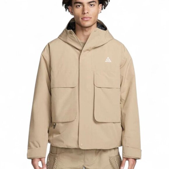 Nike ACG PrimaLoft Skull Peak Storm-FIT ADV Jacket Khaki Men's SMALL Snow Ski - Picture 14 of 15